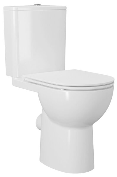 Sapho Sapho, SANIVEX kombi WC, zbylé sezení, Rimless, spodní/zadní odpad, bílá, PC108WR