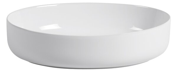 Erga Oval, umyvadlo na desku 550x400x140 mm, bílá lesklá, ERG-V03-OVAL55-WH