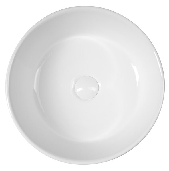 Sapho Sapho, Keramické umyvadlo na desku, průměr 40cm, bílá, FB48150