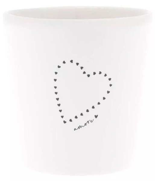 Bastion Collections hrnek AMORE 240 ml, bílý