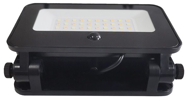 SOLIGHT LED solární osvětlení se senzorem 6W, 660lm, CCT, Li-Ion, černá