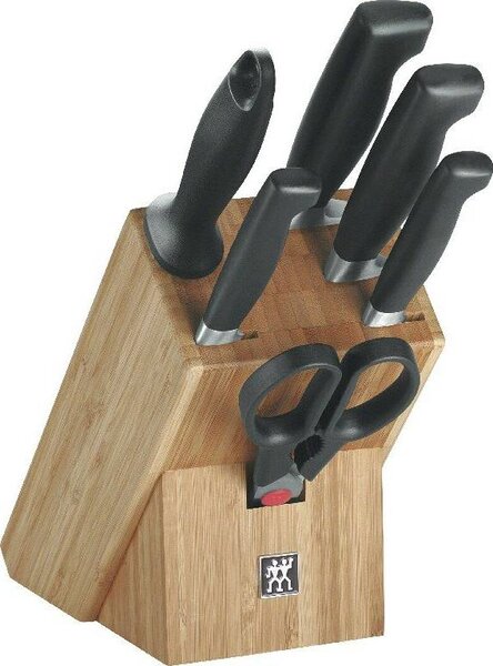 Sada nožů Vier Sterne v bloku, 7 ks - ZWILLING J.A. HENCKELS Solingen (Vier Sterne set nožů s blokem, 7 ks -ZWILLING J.A.HENCKELS)