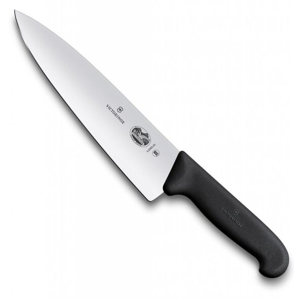 Kuchařský nůž FIBROX 20 cm černý - Victorinox (Kuchařský nůž 20 cm černý FIBROX - Victorinox)