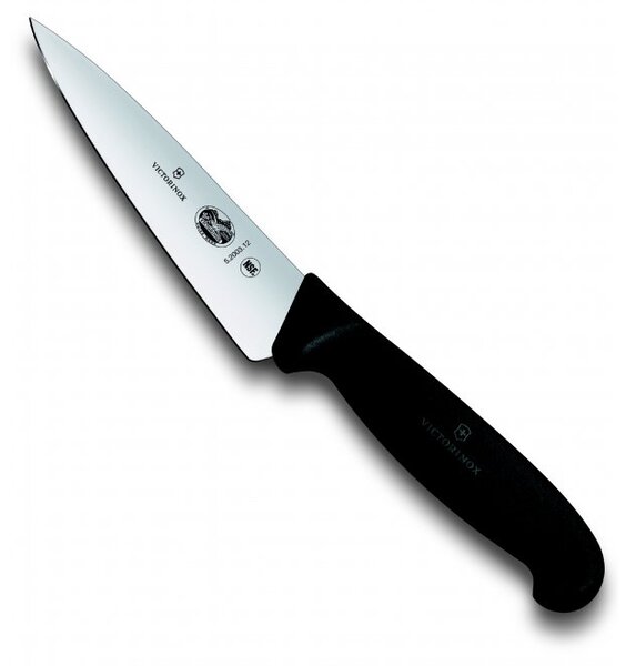 Kuchařský nůž FIBROX 12 cm černý - Victorinox (Kuchařský nůž 12 cm černý FIBROX - Victorinox)