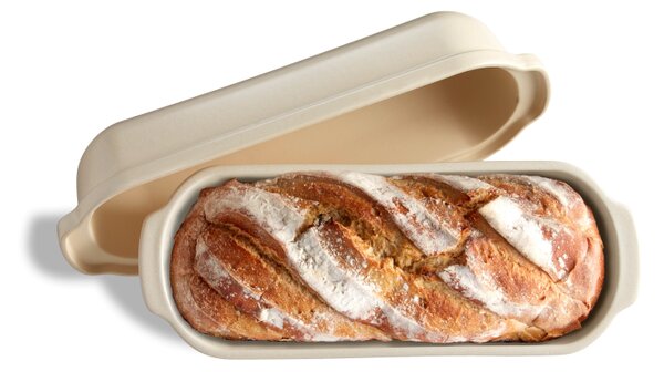 Forma na pečení chleba Specialities lněná 39,5 x 16 cm - Emile Henry (SPECIALITIES bochníková forma na chleba, 39,5 x 16 x 15 cm, lněná - Emile Henry)