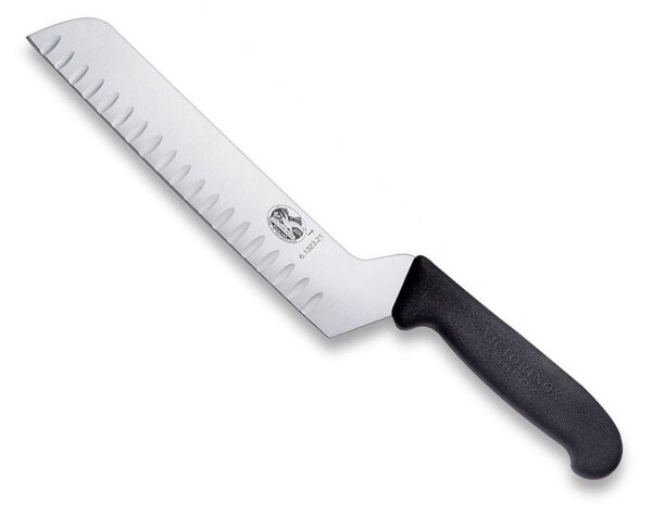 Nůž na měkký sýr a máslo FIBROX 21 cm černý - Victorinox (Speciální nůž na máslo a smetanové sýry FIBROX rukojeť - Victorinox)