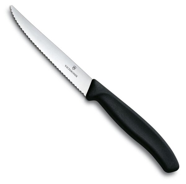 Nůž na steak zoubkovaný SWISS CLASSIC 11 cm černý - Victorinox (SWISS CLASSIC zoubkovaný nůž na steak,černý - Victorinox)