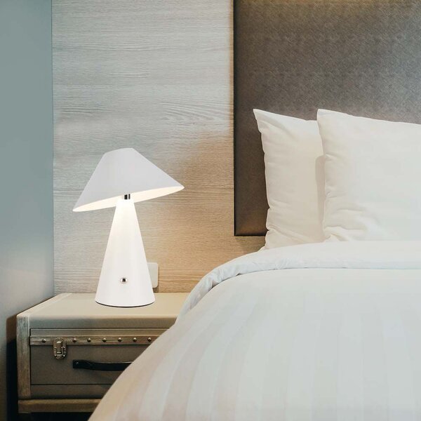 LED Solution Bílá LED stolní nabíjecí lampa 240mm 3W 7948