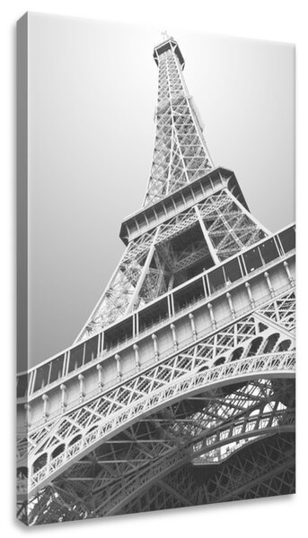 Gario Obraz na plátně Eiffelova věž Black & White Velikost: 20 x 30 cm