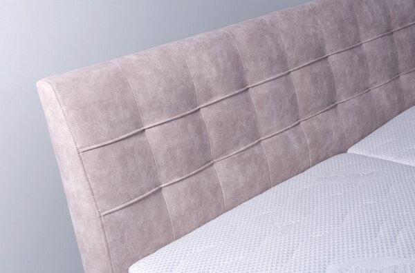 Čalouněná postel s úložným prostorem bez matrace VIOLET 180x200 cm béžová