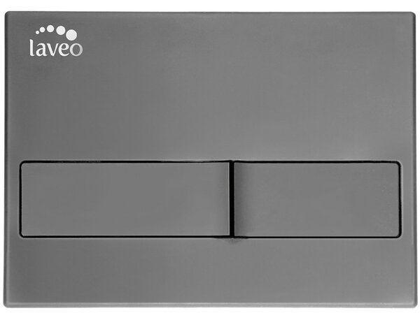 Erga Erga, závěsný set pod omítku Laveo Akan + závěsná WC mísa Lily+ s toaletním sedadlem z duroplastu + splachovací tlačítko, bílá lesklá, ERG-SETLA…