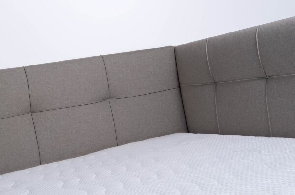 Čalouněná postel s matrací a úložným prostorem MARIA PETITE 120x200 cm taupe