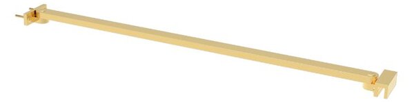 Erga Paris, rohová vzpěra pro sprchové zástěny o tloušťce skla 6(8)mm, délka 45cm, zlatá lesklá, ERG-V02-PARIS-BAR45-GD