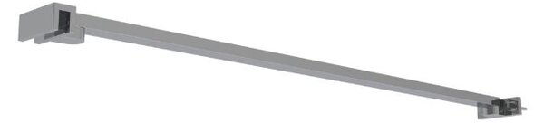 Erga Paris, rohová vzpěra pro sprchové zástěny o tloušťce skla 6(8)mm, délka 45cm, chromová, ERG-V02-PARIS-BAR45-CR