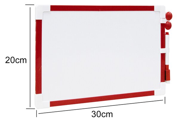 Aga Magnetická tabule 20x30 cm Červená