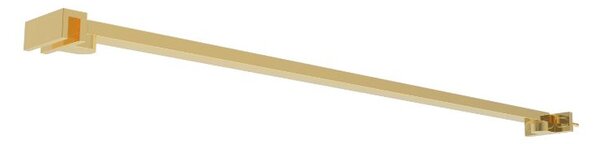 Erga Paris, rohová vzpěra pro sprchové zástěny o tloušťce skla 6(8)mm, délka 45cm, zlatá lesklá, ERG-V02-PARIS-BAR45-GD