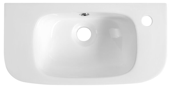 Aqualine Aqualine, KIA keramické umyvadlo 49x25cm, bílá, NP405