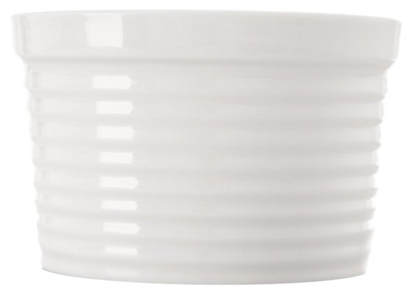 Miska zapékací, pr. 10 cm, v. 6,5 cm, porcelán, bílá, 12 ks