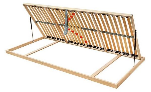 - Pružný lamelový rošt s bočním výklopem na písty ODENSE 90x200 cm pravý