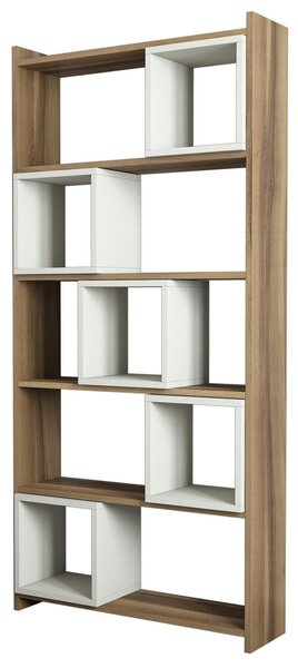 Regál Blanchet (ořech + krémová). Akce -25%