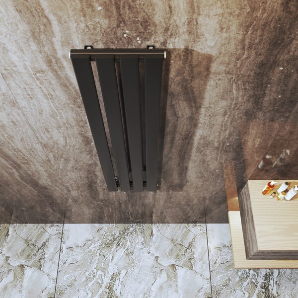 Gamma Vertical, topné těleso 1100x296 mm, 368W, černá matná, GMA-VERT-1100296-BK