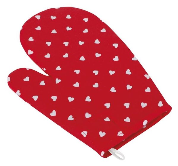 Bellatex Kuchyňská chňapka 28x18 cm Srdíčko
