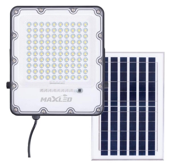 LED Solární reflektor LED/50W/3,2V 4500K IP65 + dálkové ovládání