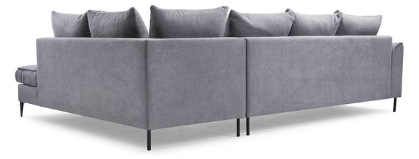 Rohová sedací souprava Lunara (hnědá) (P). Akce -20%