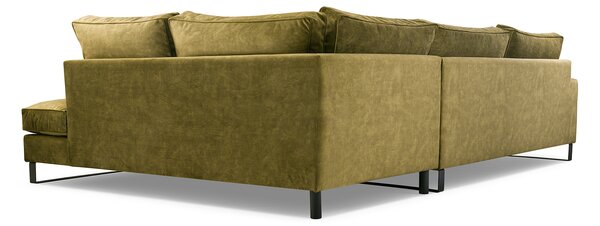 Rohová sedací souprava Callaro (žlutá) (P). Akce -20%