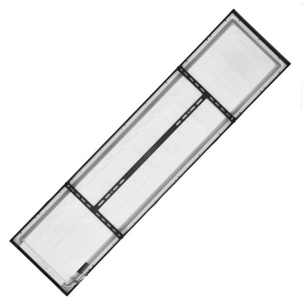 LED Přisazený panel BRISBANE LED/36W/230V 4000K 29,5x119 cm černá