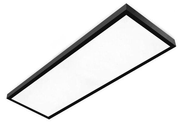LED Přisazený panel BRISBANE LED/36W/230V 4000K 29,5x119 cm černá