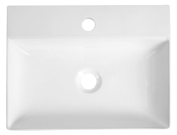 Aqualine Aqualine, SOYO keramické umyvadlo 46x36cm, bílá, NP465