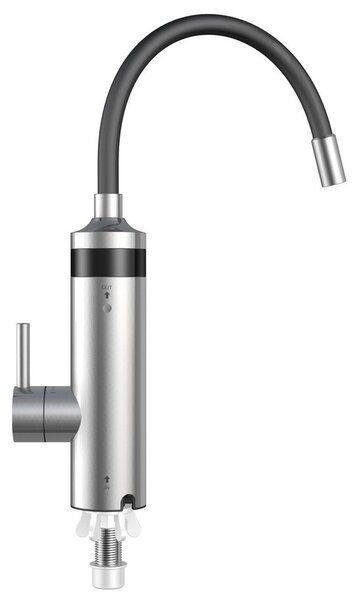 Aqualine Aqualine, TON elektrická baterie s průtokovým ohřívačem vody, flexibilní ramínko, 230V, 3 kW, černá/nerez, 211085