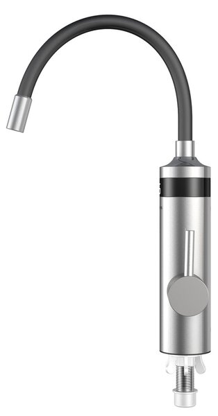 Aqualine Aqualine, TON elektrická baterie s průtokovým ohřívačem vody, flexibilní ramínko, 230V, 3 kW, černá/nerez, 211085