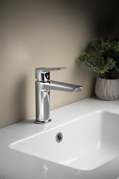 Aqualine Aqualine, FLERY sprchový sloup s pákovou baterií, otočným ramínkem, chrom, FY690