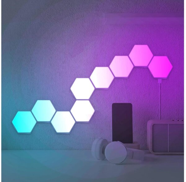 LED RGBW Stm nástěnné dekorační svítidlo MAYA LED/1W/230V + dálkové ovládání