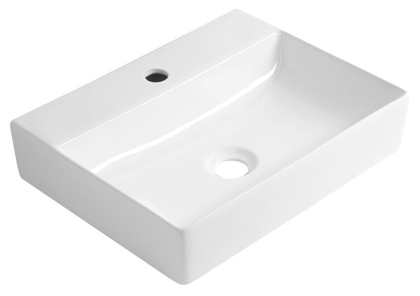 Aqualine Aqualine, SOYO keramické umyvadlo 46x36cm, bílá, NP465