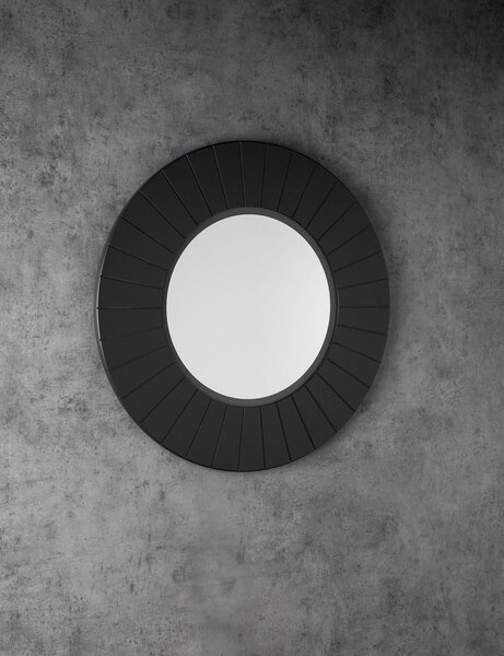 Sapho Sapho, LUMIRO STRIP kulaté zrcadlo s LED osvětlením v rámu, průměr 75cm, agila, LR750-4343S