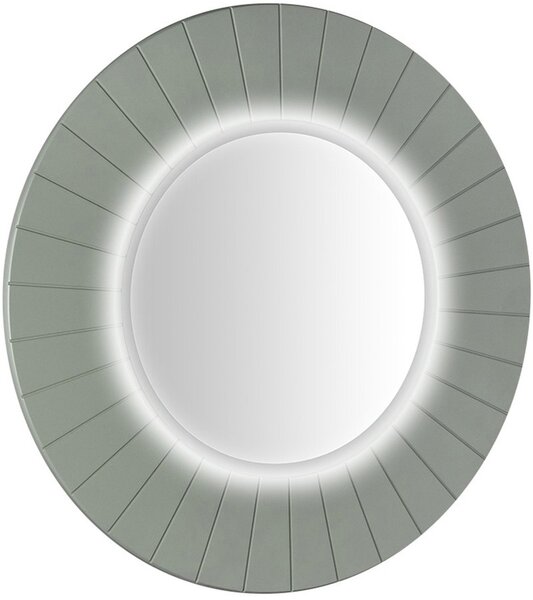 Sapho Sapho, LUMIRO STRIP kulaté zrcadlo s LED osvětlením v rámu, průměr 90cm, verde, LR950-4444S