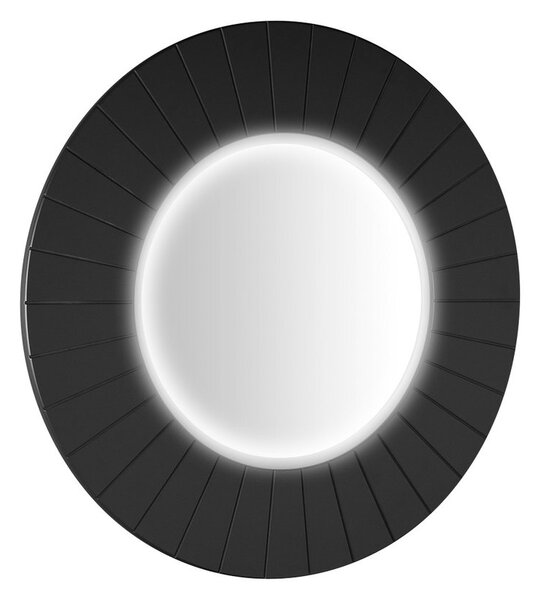 Sapho Sapho, LUMIRO STRIP kulaté zrcadlo s LED osvětlením v rámu, průměr 75cm, carina, LR750-4141S