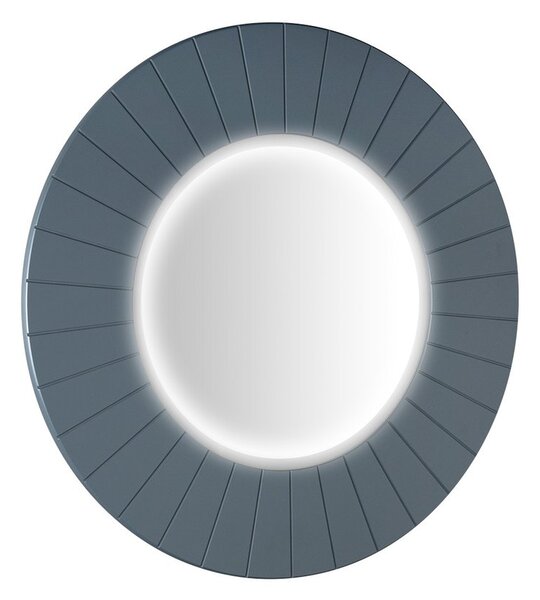 Sapho Sapho, LUMIRO STRIP kulaté zrcadlo s LED osvětlením v rámu, průměr 75cm, sína, LR750-4242S
