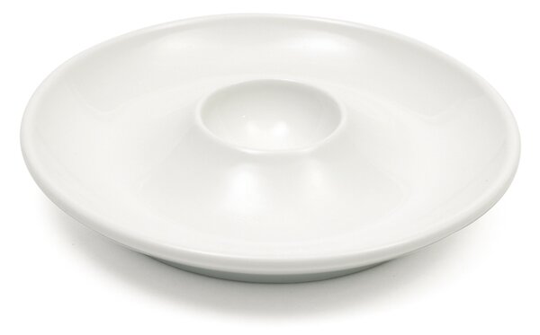 Porcelánový Talířek na vejce White Basics - Maxwell&Williams (Stojánek na vajíčko White Basics 10 cm - Maxwell&Williams)