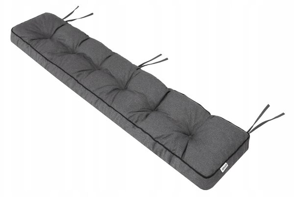 Polštář Hobbygarden 40 x 150 x 8 šedý
