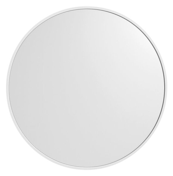 Sapho Sapho, NOTION SLIM kulaté zrcadlo v rámu, průměr 50cm, bílá mat, NT500W