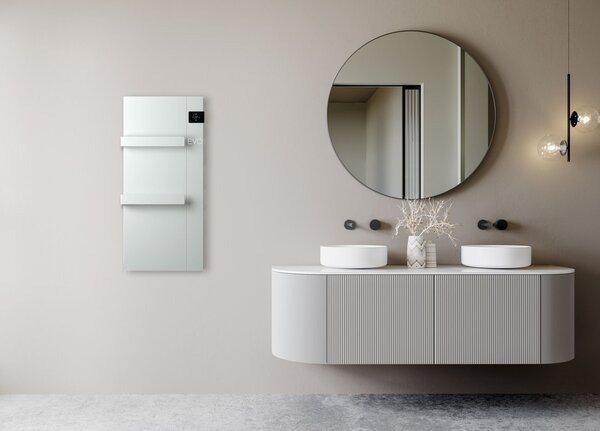 Sapho Sapho, ONSEN EVO elektrické topné těleso 400x900mm, 1000 W, bílá, ONS10001