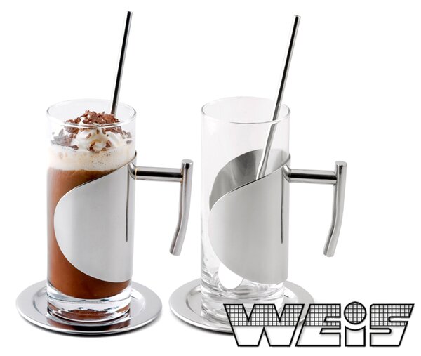 Sada sklenic na ledovou kávu 200 ml - Weis (Sklenky latte Macchiato 0,2l - Weis)