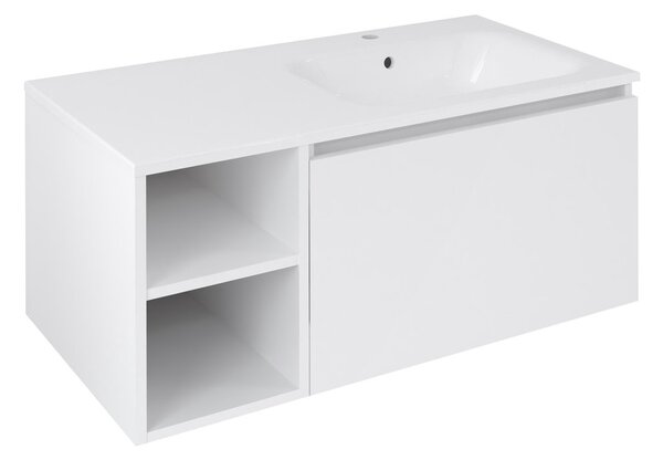 Sapho Sapho, LOREA skříňka 100x46x51, 5cm (30P+70cm), pravá, bílá matná, LE070-3131-R-11