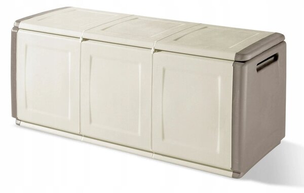 Artplast Plastový odkládací box s víkem 1380 x 570 x 530 cm béžový
