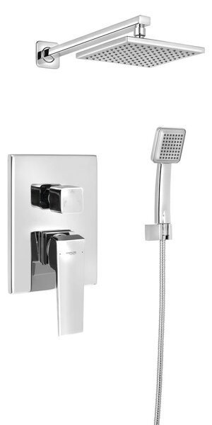 Aqualine Aqualine, RITMO podomítkový sprchový set s pákovou baterií, 2 výstupy, chrom, RT044