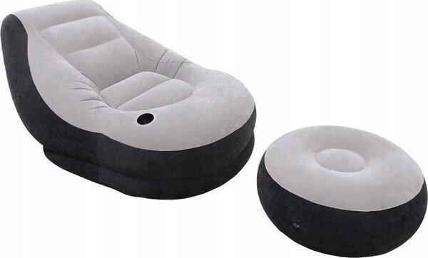 Intex Nafukovací křeslo + podnožka 130 x 99 x 76 cm